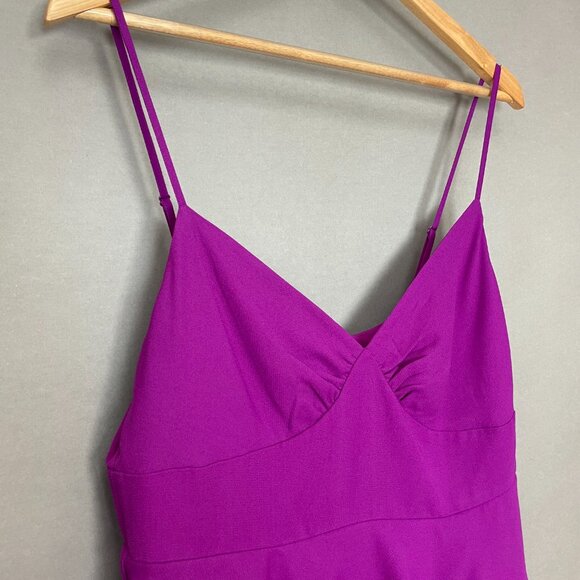 NWT Patricia Field Dress Fuchsia Purple Tiered Ruffles Size 10 Flirty Frills - Picture 10 of 10